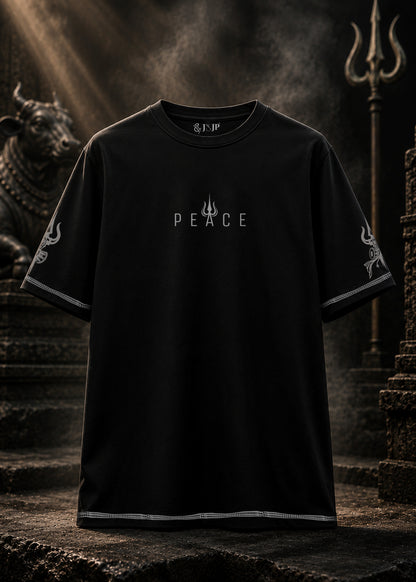 Mahadev Divine Back Graphic Print T-Shirt