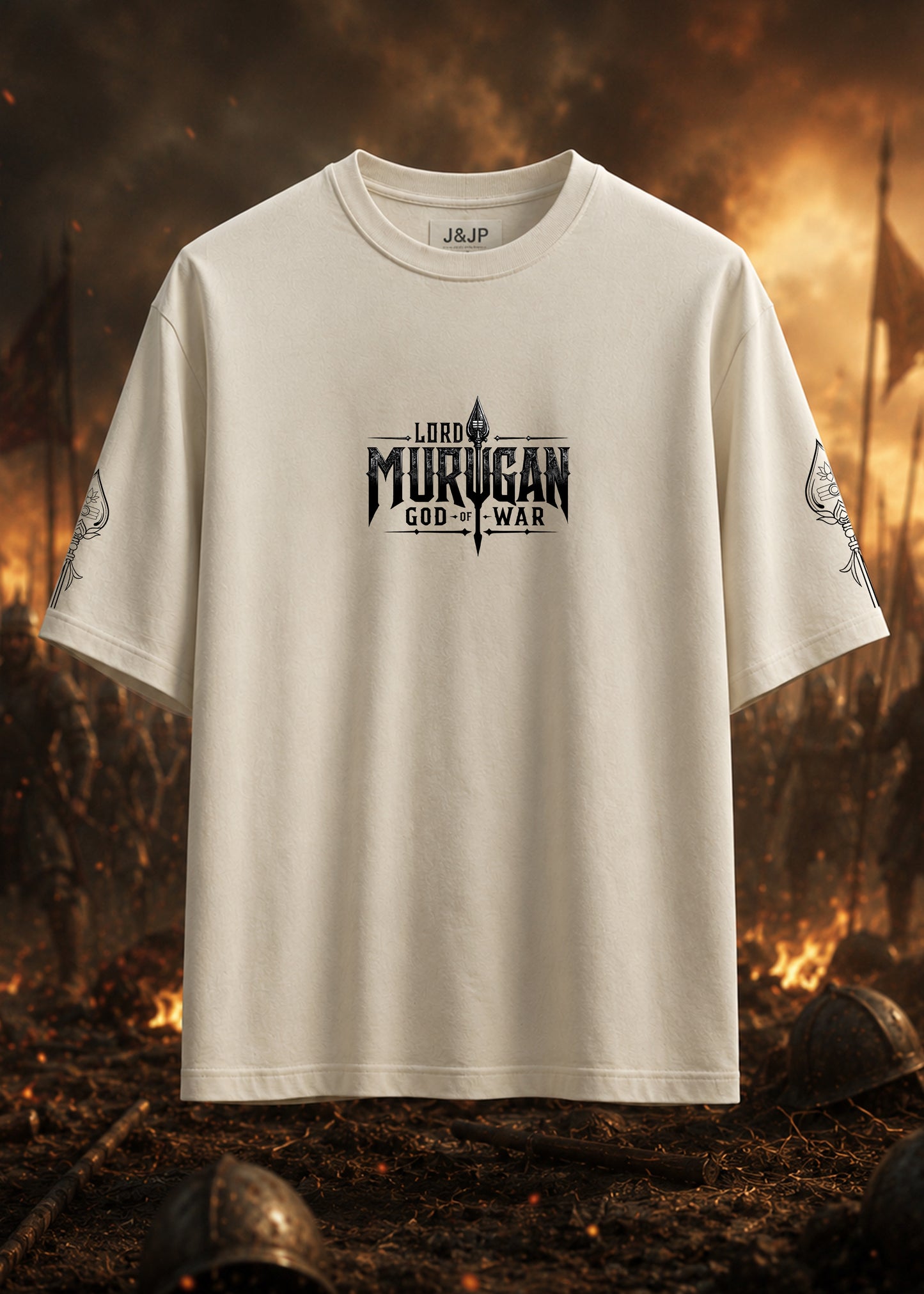 Lord Murugan God Of War Divine Legacy Printed T-Shirt