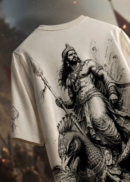 Lord Murugan God Of War Divine Legacy Printed T-Shirt