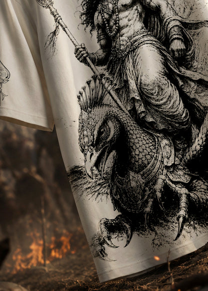 Lord Murugan God Of War Divine Legacy Printed T-Shirt