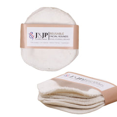 J&JP Soft Reusable Bamboo Makeup Removal Facial Cleansing Round Pads