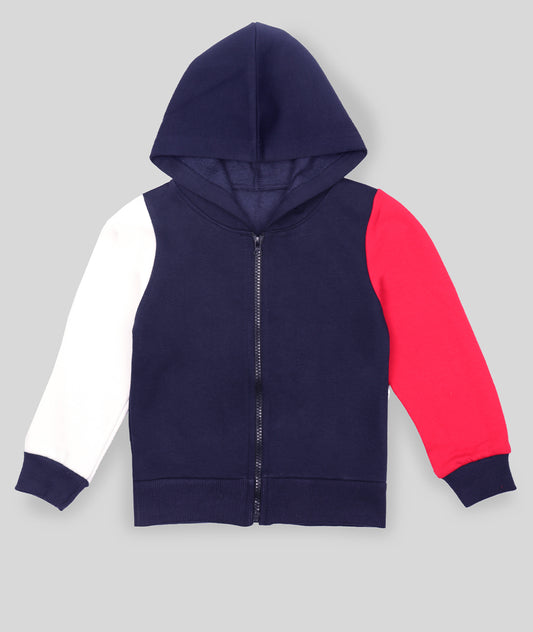 J&JP Kids Full Sleeve Multi Colour Hoodie