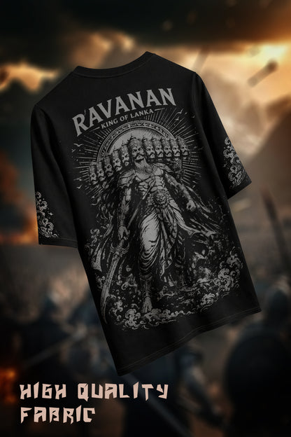 KING RAVANAN ARTISTIC BLACK T-SHIRT