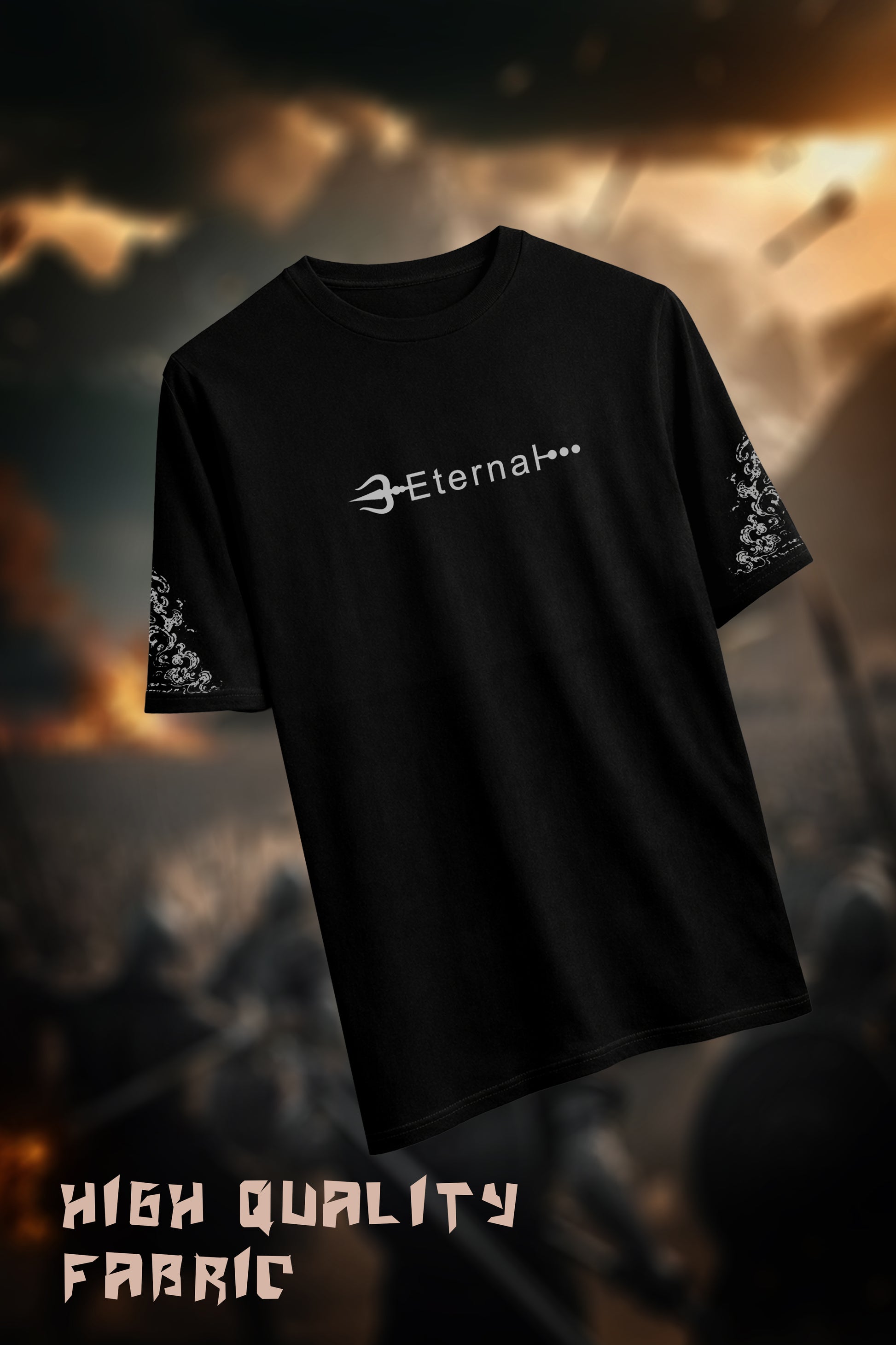 KING RAVANAN ARTISTIC BLACK T-SHIRT