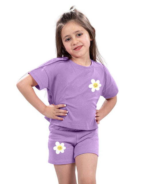 Kids-Girls- Set- Purple