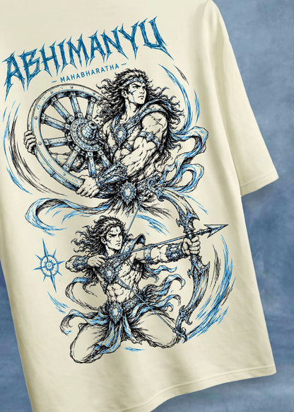 Battle of Abhimanyu  T-Shirt | Epic Mahabharata Warrior Tee