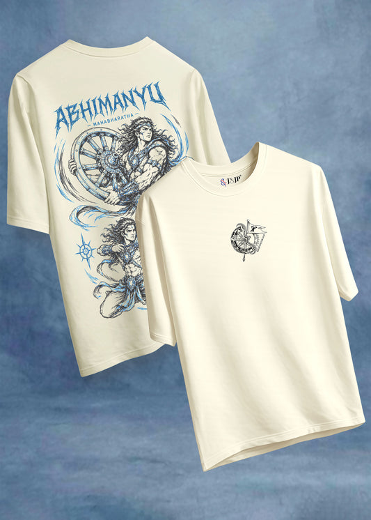 Battle of Abhimanyu T-Shirt | Epic Mahabharata Warrior Tee