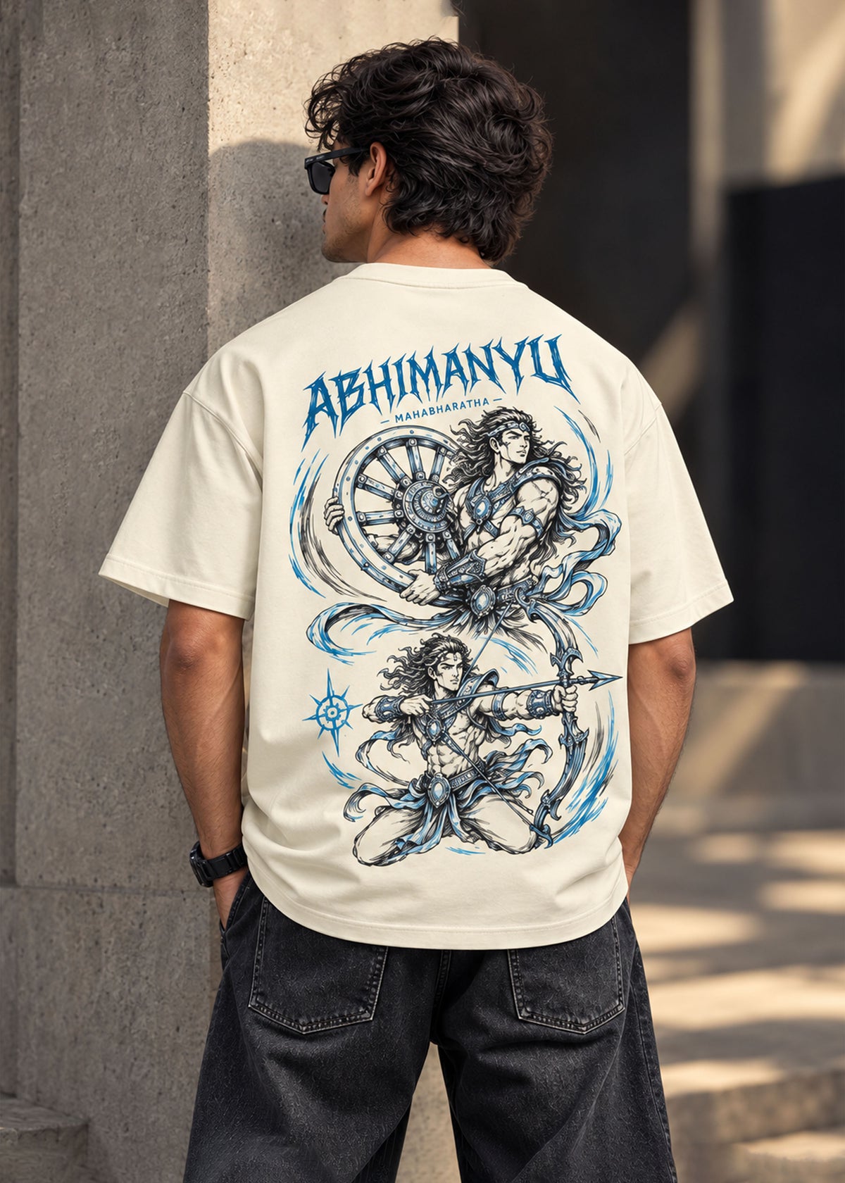 Battle of Abhimanyu  T-Shirt | Epic Mahabharata Warrior Tee