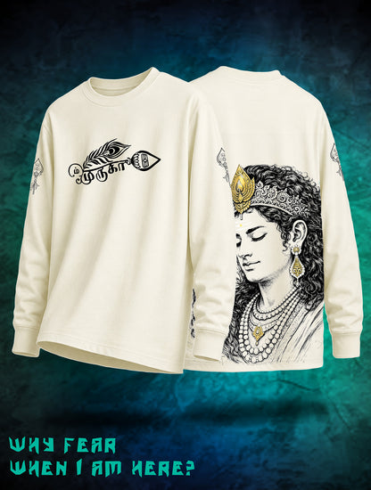 LORD MURUGAN DIVINE GRAPHIC FULL SLEEVE T-SHIRT