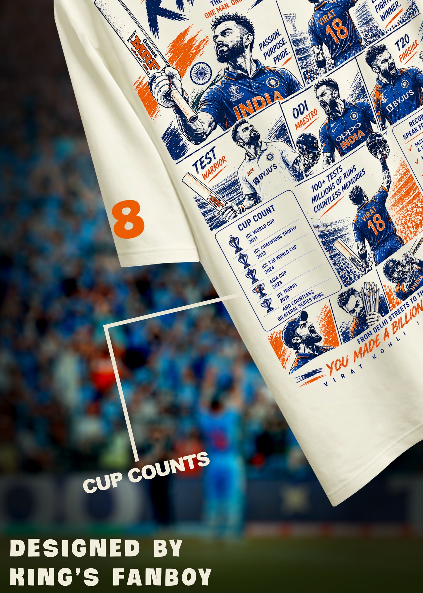 King Kohli Tribute Edition - Fanboy Tee