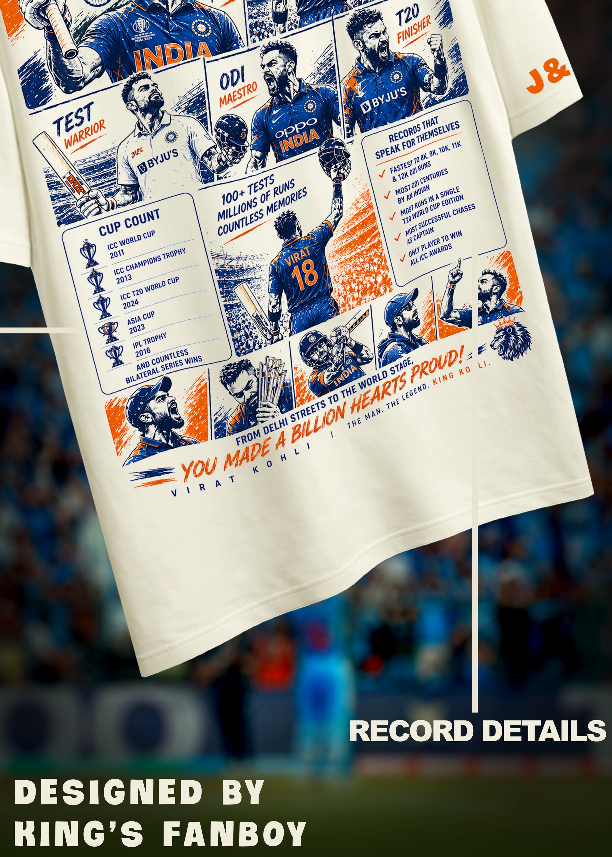 King Kohli Tribute Edition - Fanboy Tee