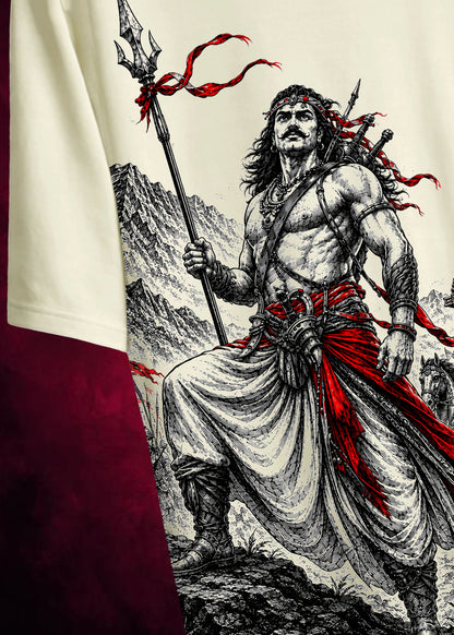 Velpari Warrior Premium Graphic Printed Mens T-Shirt
