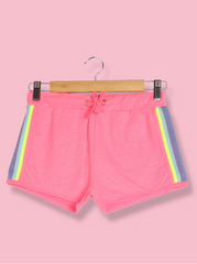 Kids Pink Terry poly cotton Solid Pant