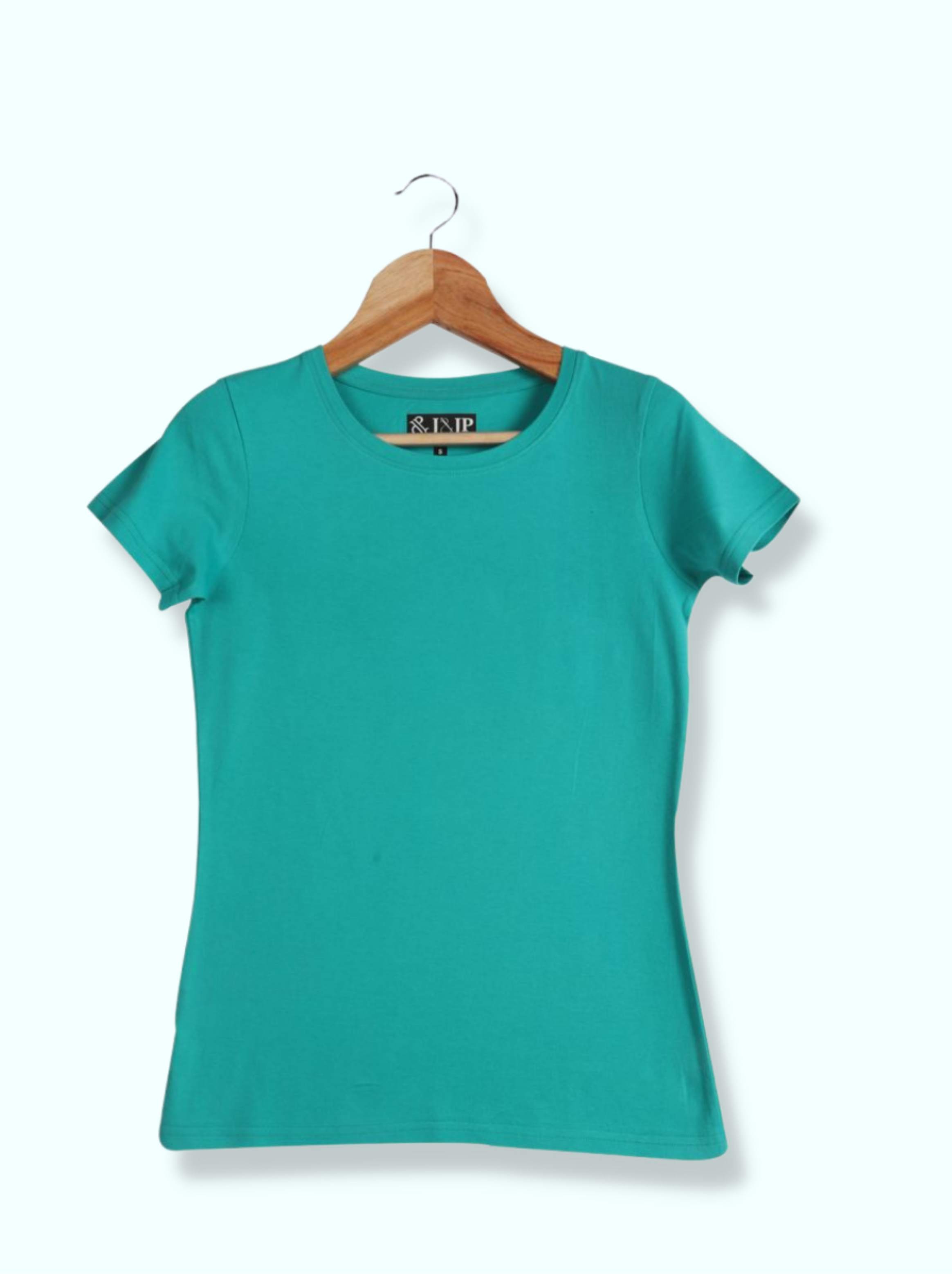 Women Blue Half sleeve  Cotton  T-Shirt