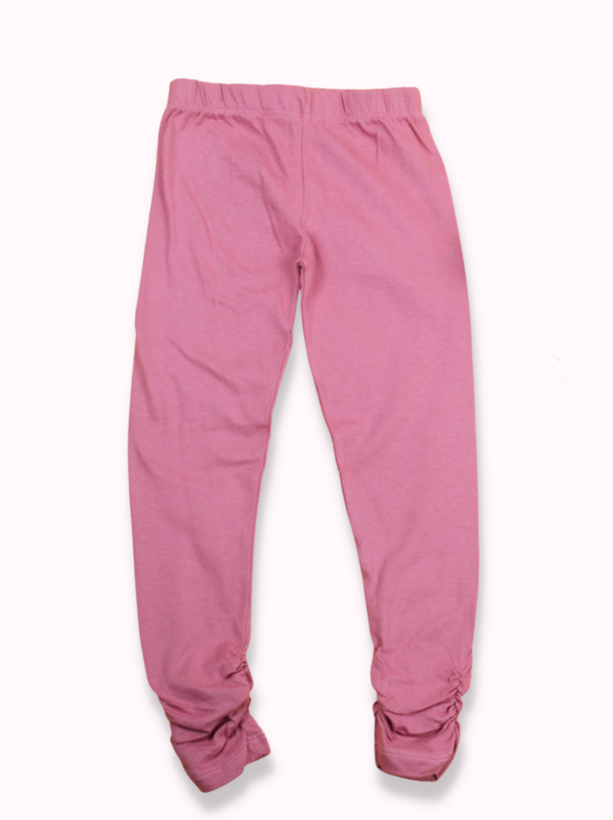 Kids Pink Viscose Solid Pant