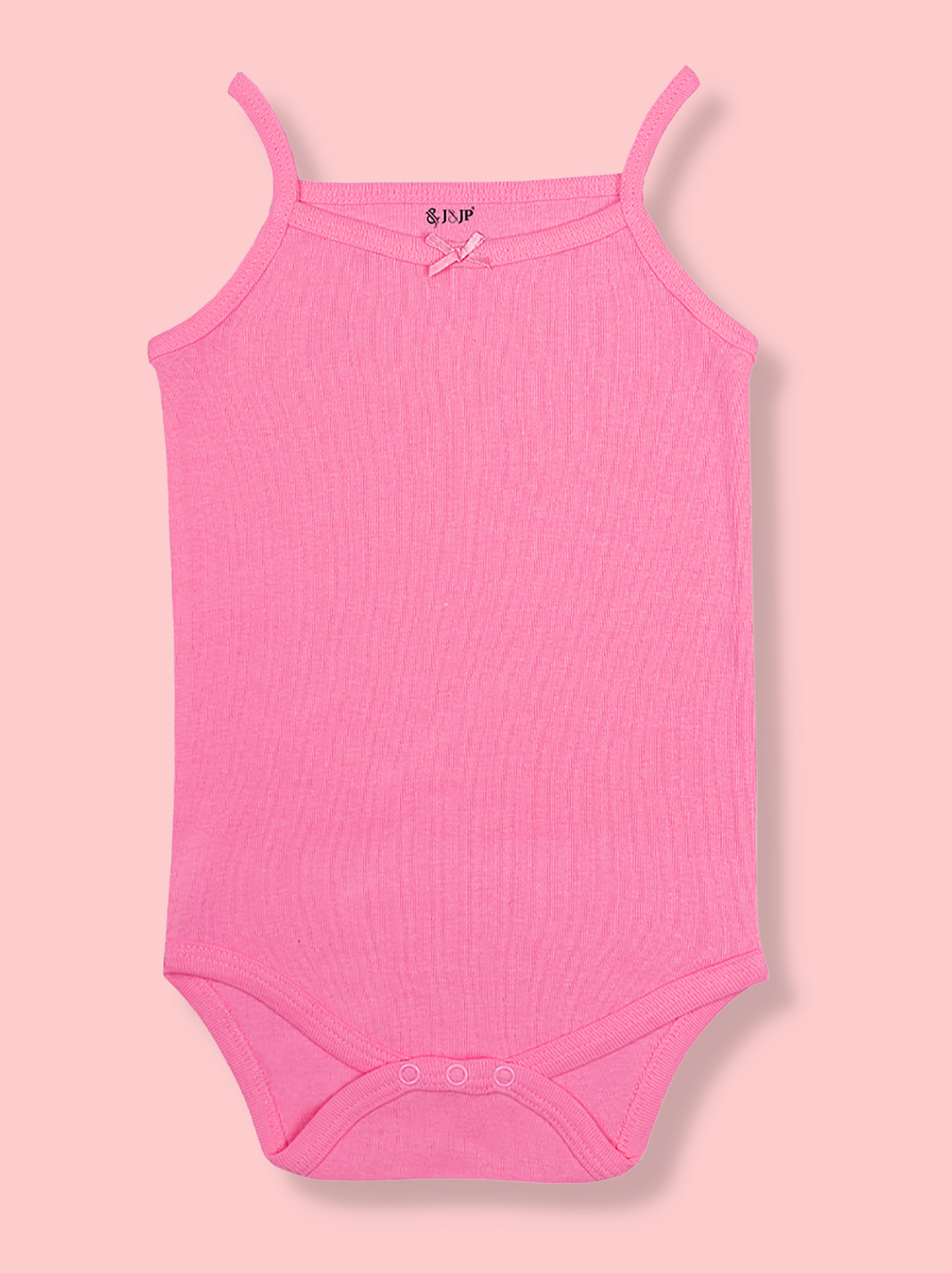 Babies Pink Sleeveless Summer Single Jersey Romper