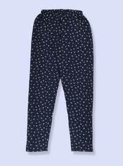 Women Navy Printed Cotton Pyjamas