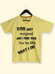 Mens  Half sleeve Printed, Solid Single Jersey T-shirt