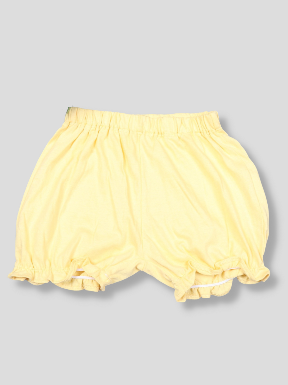 Babies Yellow Solid Cotton jersey knit Pant