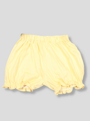 Babies Yellow Solid Cotton jersey knit Pant