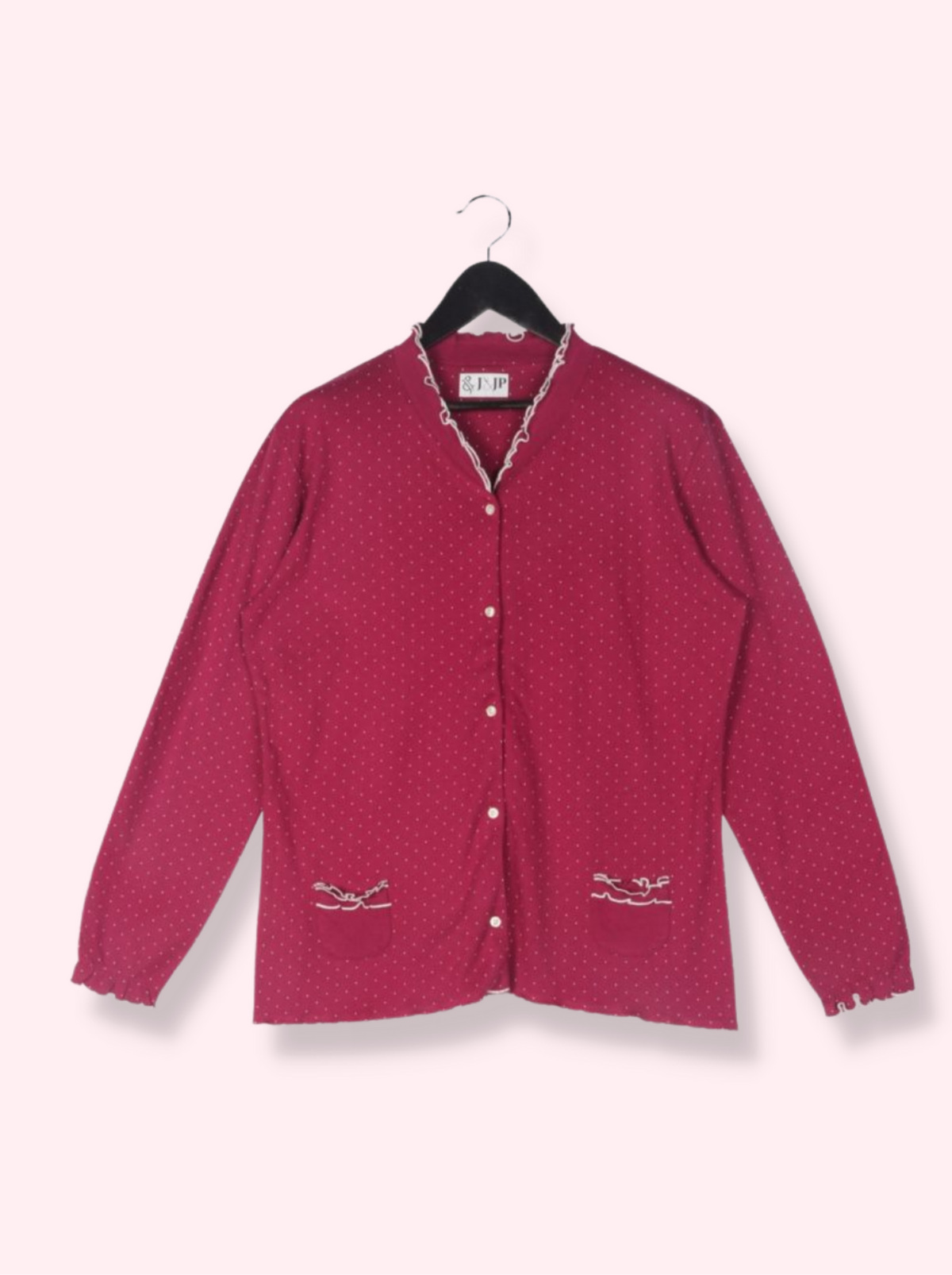 Women Pink Full sleeve  Cotton jersey knit, Single Jersey